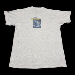 Vintage 90s Superior Put the Power in Motion Gray Shirt Men's XL  (Fits L) Flaws